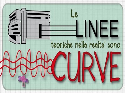 LABIRINTO: LE LINEE TEORICHE IN REALTA’ SONO CURVE
